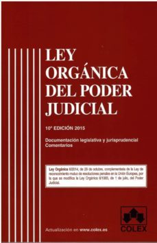 ley organica del poder judicial (10ª ed.)-9788483424056