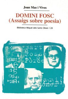 domini fosc: assaig sobre poesia-9788484155256
