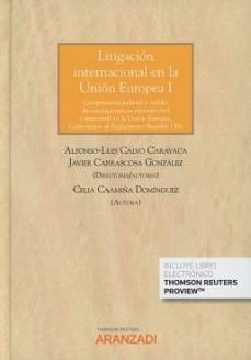 litigacion internacional en la union europea i-9788491772156
