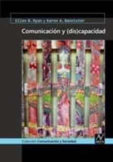 comunicacion y discapacidad-ellen b. ryan-9788493692056