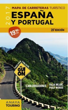 el guion 1:340.000 (2017) mapa de carreteras de españa y portugal (14ª ed.)-9788499359656