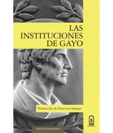 las instituciones de gayo (ebook)-francisco samper-9789561420656