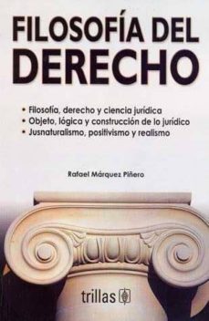 filosofia del derecho-rafael marquez piñero-9789682437656