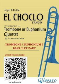 trombone/euphonium 2 part of "el choclo" for quartet (ebook)-9791221393156