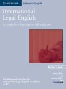 international legal english: teacher s book-9780521685566