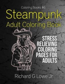 steampunk adult coloring book-9781943517466