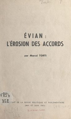 evian : l'erosion des accords (ebook)-marcel torti-9782307414766