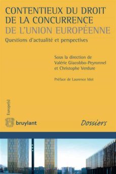 contentieux du droit de la concurrence de l'union europeenne (ebook)-9782802757566