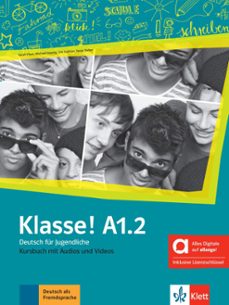 klasse! a1.2 kursbuch mit audios und videos edicion hibrida allango-9783126073066