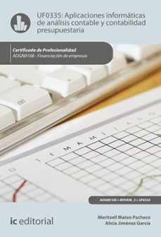 aplicaciones informaticas de analisis contable y contabilidad presupuestaria. adgn0108 (ebook)-meritxell mateo pacheco-alicia jimenez garcia-9788411841566