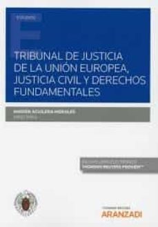 tribunal de justicia de la union europea, justicia civil y derechos fundamentales-9788413086866