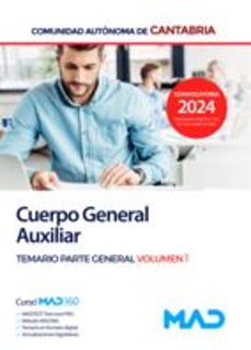 cuerpo general auxiliar. temario parte general volumen 1-9788414288566