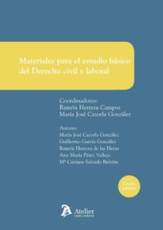 materiales para el estudio basico del derecho civil y laboral (4º ed.)-9788415690566