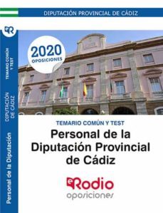 personal de la diputación de cádiz. temario común y test.-9788417976866