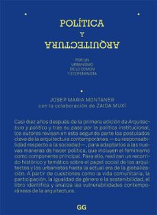 politica y arquitectura (ebook)-zaida muxi-zaida muxi-9788425232466