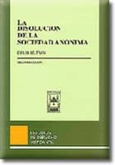 la disolucion de la sociedad anonima (2º ed.)-9788447008766