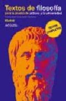 textos de filosofia para la prueba de acceso a la universidad (ma drid)-francisco castilla urbano-manuel perez cornejo-9788466740166