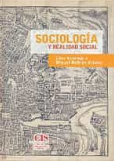 sociologia y realidad social: libro homenaje a miguel beltran vil lalba-9788474764666