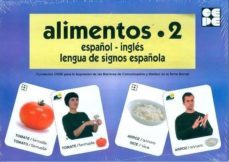 alimentos 2: español-ingles. lengua de signos española-9788478699766