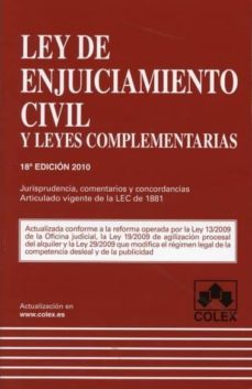 ley de enjuiciamiento civil (18ª ed.): comentarios, jurisprudenci a, doctrina, concordancias-9788483422366