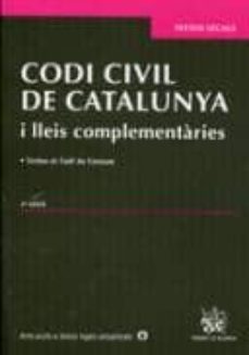 codi civil de catalunya i lleis complementaries 6a ed.-9788490534366