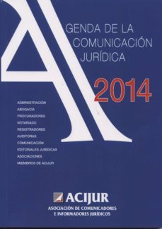 agenda de la comunicacion juridica 2014-9788490593066