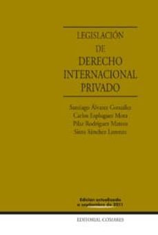 legislacion de derecho internacional privado (14ª)-9788498368666