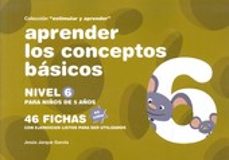 aprender 06(color) nivel los conceptos basico-jesus jarque garcia-9788498963366