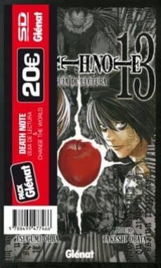 pack glenat death note: nº 13 guia de lectura + change the world-9788499477466
