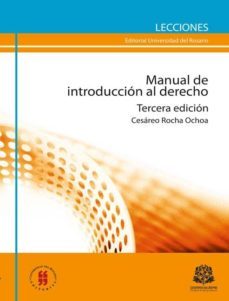 manual de introduccion al derecho (2ª ed.)-cesareo rocha ochoa-9789588378466