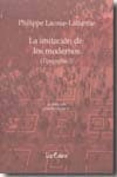 la imitacion de los modernos: tipografias 2-philippe lacoute labarthe-9789872477066