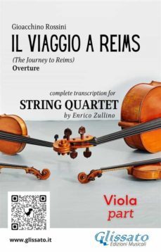 viola part of "il viaggio a reims" for string quartet (ebook)-9791220862066