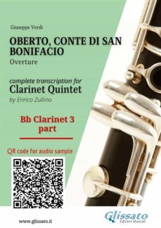 bb clarinet 3 part of "oberto" for clarinet quintet (ebook)-9791221376166