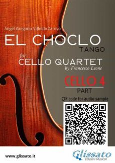 cello 4 part of "el choclo" for cello quartet (ebook)-9791221385366