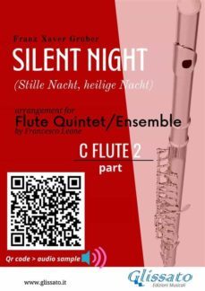 flute 2 part of "silent night" for flute quintet/ensemble (ebook)-9791221397666
