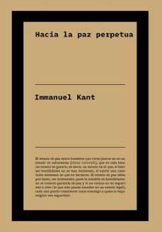 hacia la paz perpetua-immanuel kant-9791388115066
