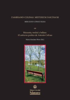 zambrano-colinas: misterium fascinans (ebook)-mercedes gomez blesa-ba0058p057066