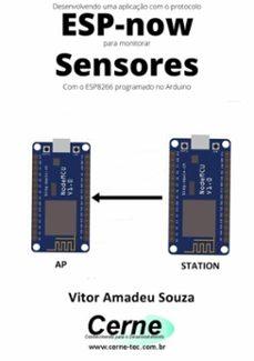 desenvolvendo uma aplicaço com o protocolo esp-now para monitorar sensores com o esp8266 programado no arduino (ebook)-vitor amadeu souza-3410003891876
