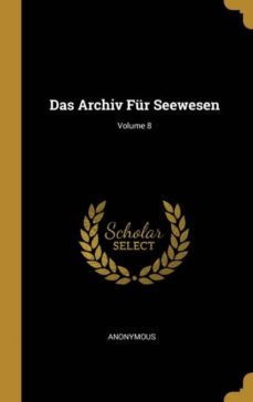das archiv fr seewesen; volume 8-9780270821376