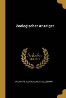 zoologischer anzeiger-9780526803576