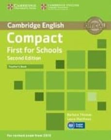 compact first for schools teacher s book-9781107415676