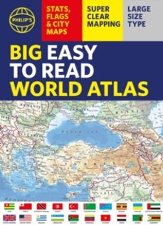 philips big easy to read world atlas (a3)-9781849077576
