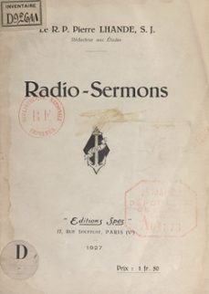 radio-sermons (ebook)-pierre lhande-9782307159476