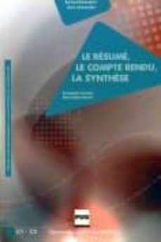 le resume, le compte rendu (nouvelle couverture)-9782706116476