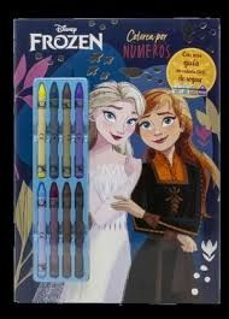 frozen. colorea por numeros con ceras-9788410029576