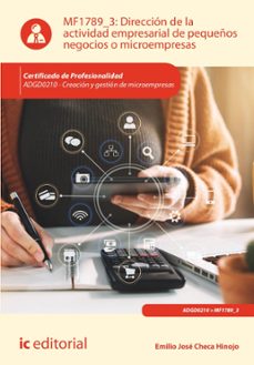 direccion de la actividad empresarial de pequeños negocios o microempresas. adgd0210 (((2023))) (ebook)-emilio josé checa hinojo-9788411840576