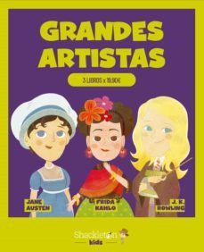 pack grandes artistas (contiene: jane austen; frida kahlo; j.k. rowling)-9788413611976