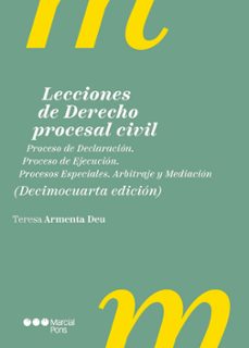 lecciones de derecho procesal civil (14ª ed.)-teresa armenta deu-9788413816876
