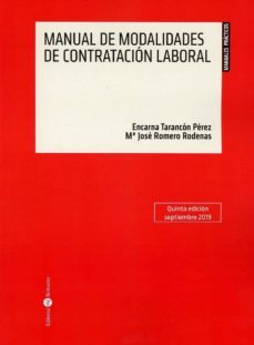 manual de modalidades de contratacion laboral-encarna tarancon perez-9788417310776