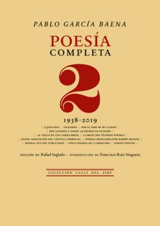 poesia completa, 2 (1938-2019)-pablo garcia baena-9788418387876